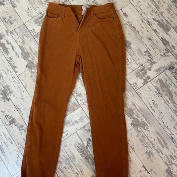 Mud Pie Pants - Mud Pie Rust Frayed Ankle Cords